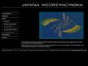 Janina Węgrzynowska, malarstwo, op-art